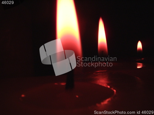 Image of candle flames