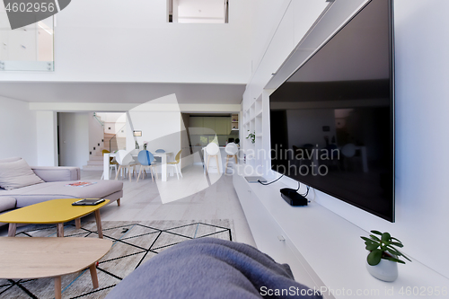 Image of interior of a two level apartment