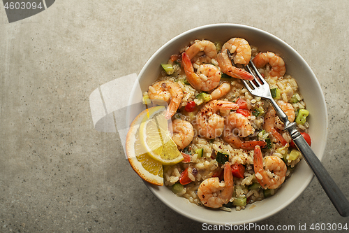 Image of Risotto shrimps prawns