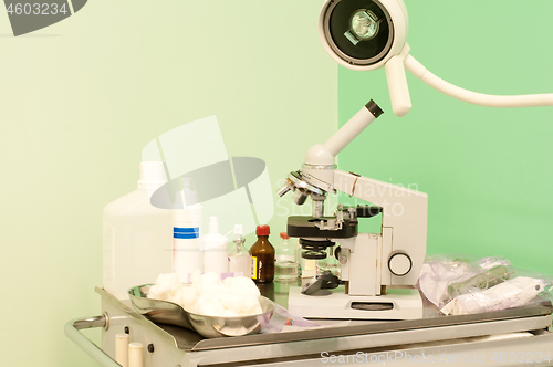 Image of Medicine equipment in hospital