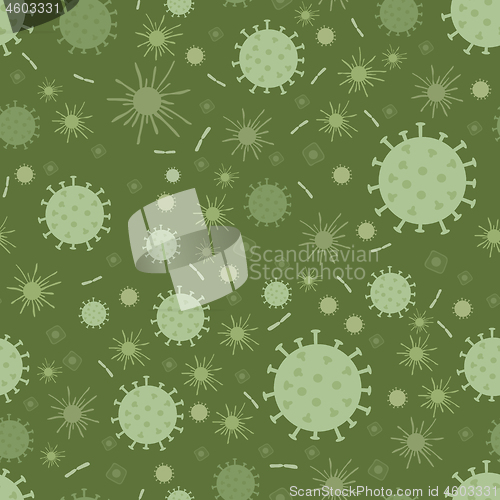 Image of Vector China Coronavirus Seamless Background