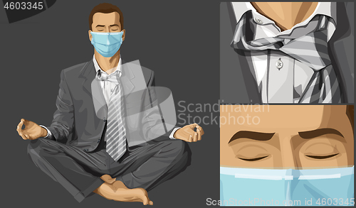 Image of Man with mask on his face