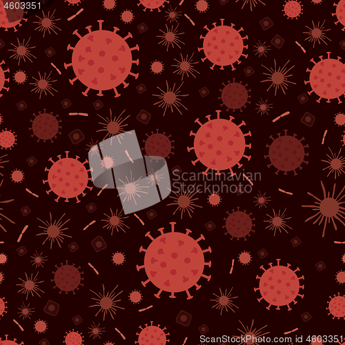 Image of Vector China Coronavirus Seamless Background