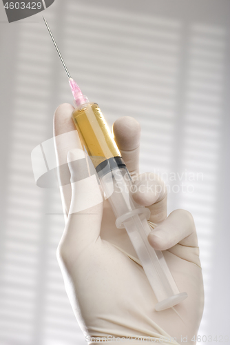 Image of Coronavirus injection vaccine