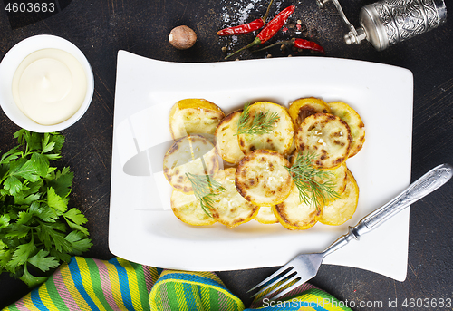 Image of fried zucchini