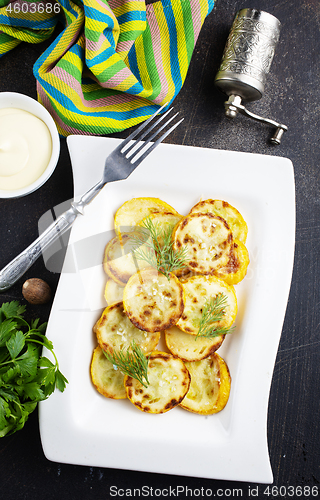 Image of fried zucchini