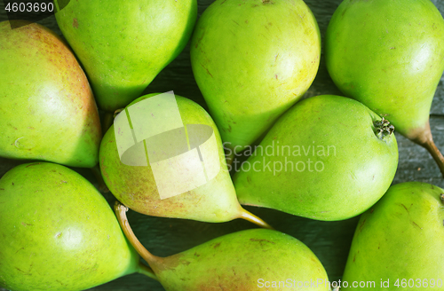 Image of green pears