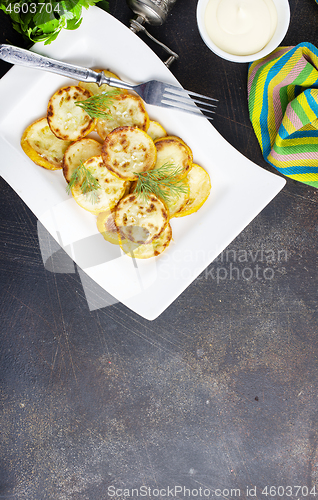 Image of fried zucchini