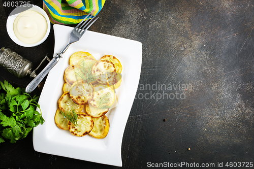 Image of fried zucchini