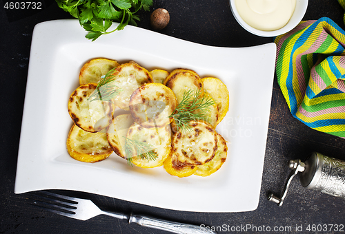 Image of fried zucchini