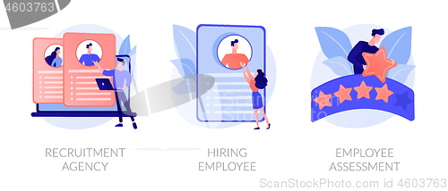 Image of Human resources specialist vector concept metaphors