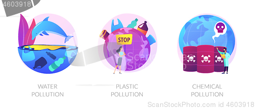 Image of World contamination vector concept metaphors