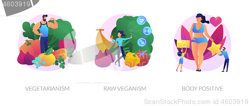 Image of Eco lifestyle vector concept metaphors.