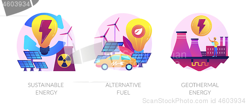 Image of Smart energy system vector concept metaphors.