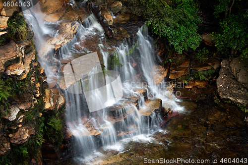 Image of Cascading waterfall in the Blue Mountains