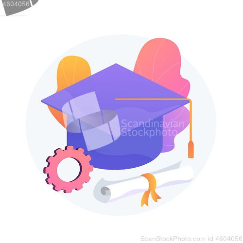 Image of Bachelor degree vector concept metaphor