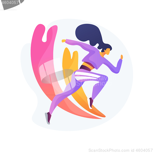 Image of Workout fashion vector concept metaphor