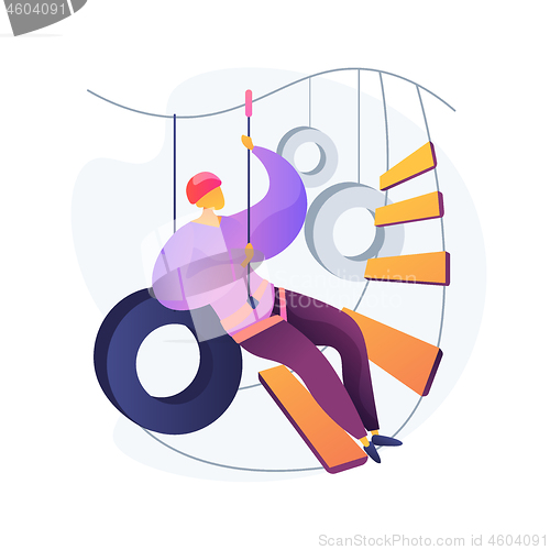 Image of Adventure park vector concept metaphor