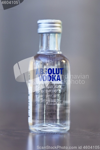 Image of Absolut Vodka small bottle