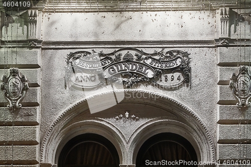 Image of Gundel restaurant entrance gate