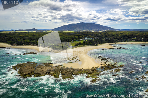 Image of Mystery Bay and Mount Gulaga in teh distance