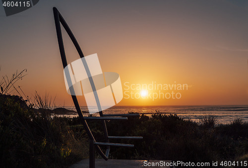 Image of Beautiful sunrise sky at Broulee Australia