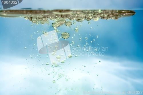 Image of water oil bubbles background