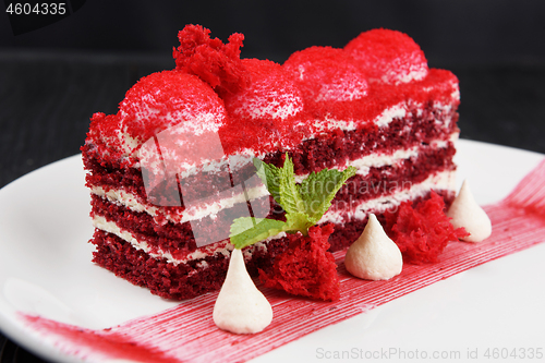 Image of red velvet cake