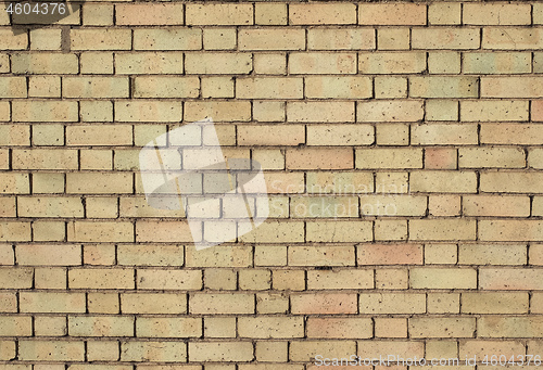 Image of yellow brick wall texture