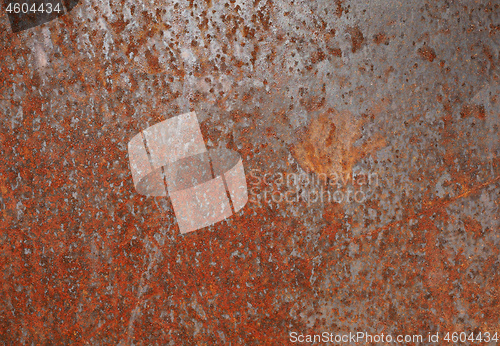 Image of brown rusted steel texture background