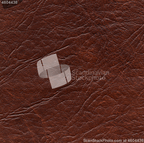 Image of dark brown leatherette sample background