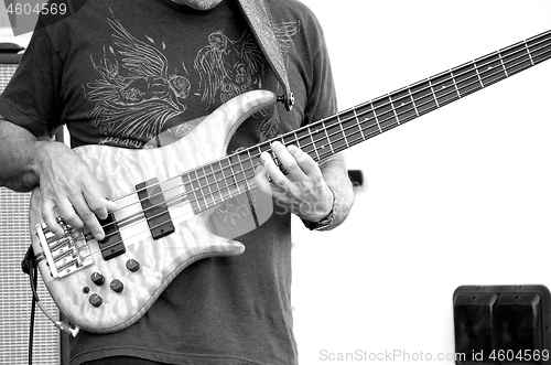 Image of Bass guitarist.