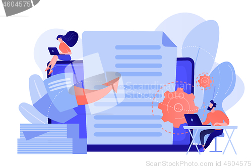 Image of Digital transformation concept vector illustration.