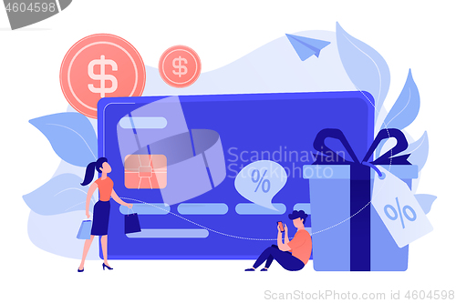 Image of Debit card concept vector illustration.