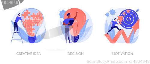 Image of Accomplishment vector concept metaphors.