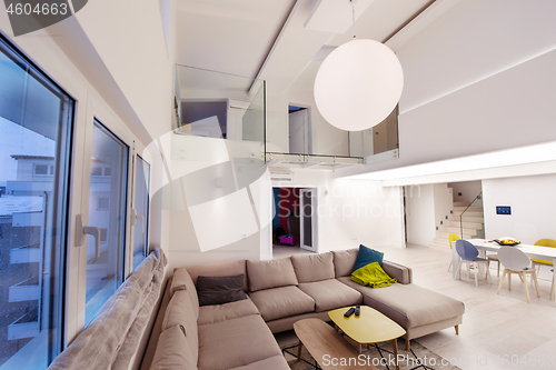 Image of interior of a two level apartment