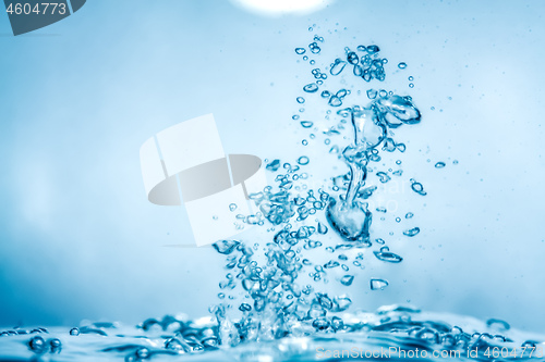 Image of water air bubbles background