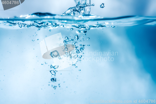 Image of water air bubbles background