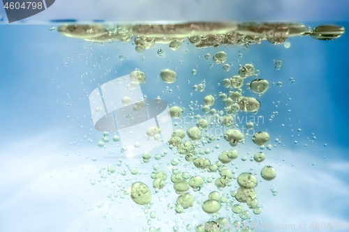 Image of water oil bubbles background
