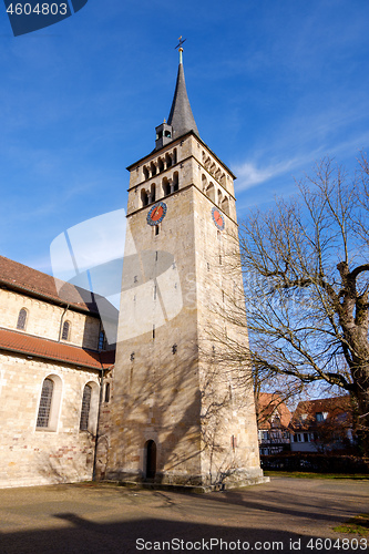 Image of famous church Martinskirche in Sindelfingen germany