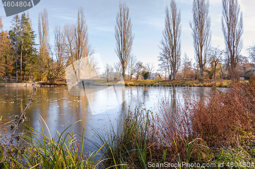 Image of cloister lake in Sindelfingen Germany