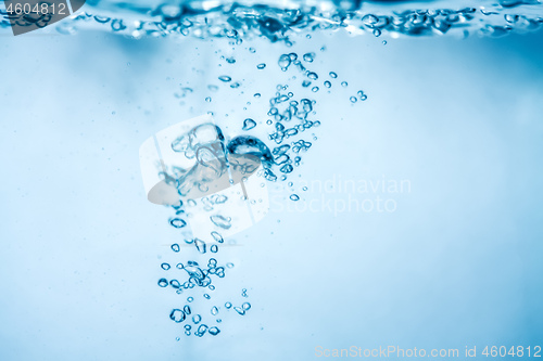 Image of water air bubbles background