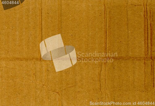 Image of brown corrugated cardboard texture background