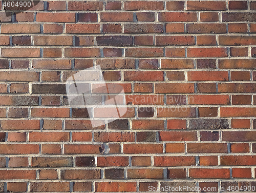 Image of red brick wall background