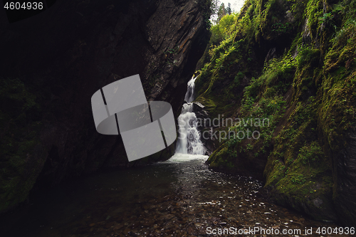 Image of Estyube Waterfall at Lake Teletskoye