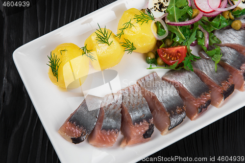 Image of Sliced salted herring
