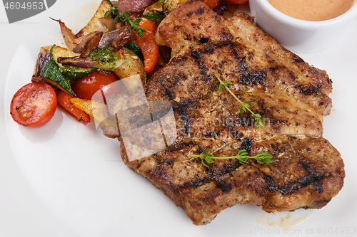 Image of Grilled pork steak