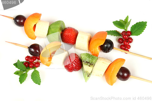 Image of Fruit on a stick