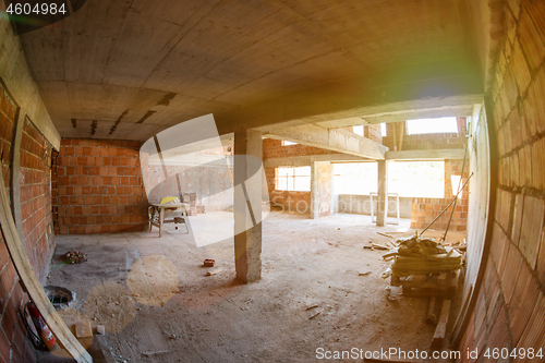 Image of interior of construction site