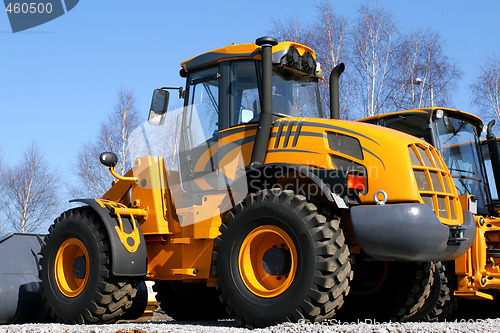 Image of Yellow dozer